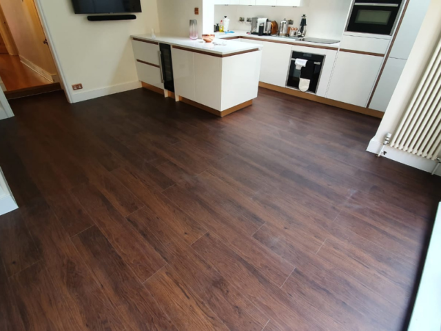 Amtico Spacia Black Walnut Luxury Vinyl In Kensington