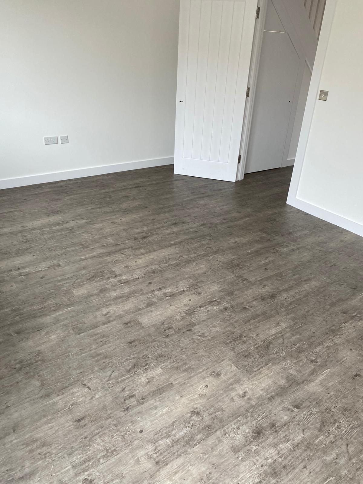 Polyflor Camaro Smoked Oak & Polyflor Polysafe Standard Twilight Vinyl Flooring 3