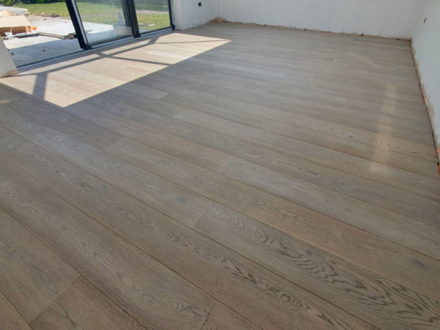 Staki Asphalt Grey Wood Flooring In Acton
