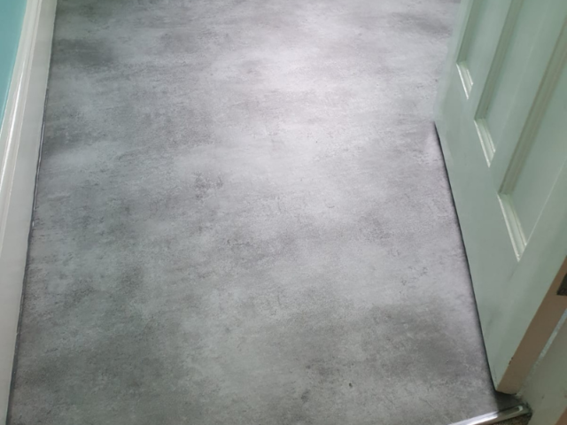 Dark Grey Silk Simulant Carpet in Mayfair