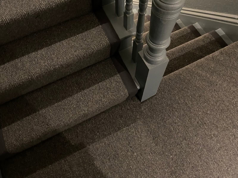 Rols Wool Carpets Nordic Chevron Twilight Carpet - Carpet - Chelsea - Home - Residential