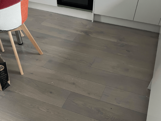 Staki Grey Stone Oil Wood Flooring In Chelsea
