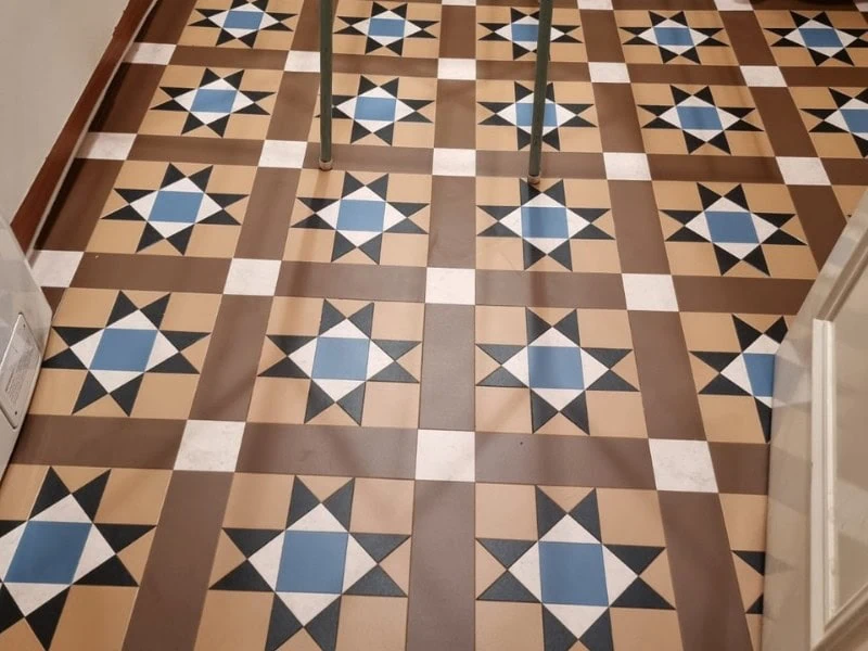 Amtico Decor Corona Sepia Luxury Vinyl Tile In Fulham - Luxury Vinyl Tile (LVT) Flooring - Fulham - Home - Residential