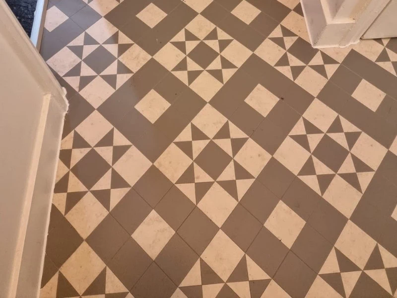 Amtico Decor Geo Ecru Dc261 In Knightsbridge - Luxury Vinyl Tile (LVT) Flooring - Knightsbridge - Home - Residential