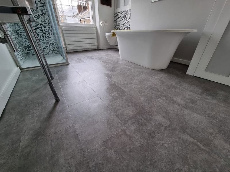 Amtico Spacia Century Concrete Luxury Vinyl Tile - Luxury Vinyl Tile (LVT) Flooring - Hampstead - Home - Residential