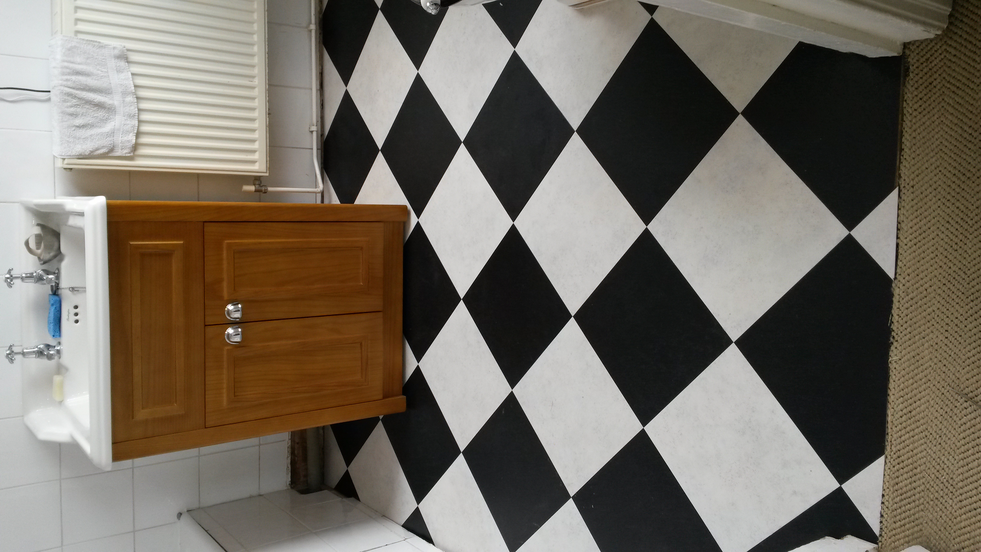 Amtico Spacia Ceramic Frost & Amtico Spacia Coal Tiles 2