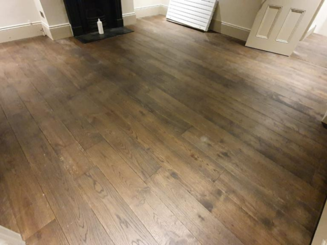 Staki Oak Ebony Wood Flooring in Pimlico