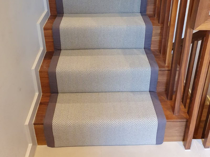 White Carpet To Stairs In Marylebone - Carpet - Marylebone - Home - Residential