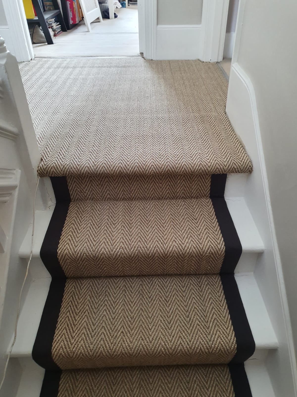 Crucial Trading Grand Herringbone Pearl Carpet in Islington 2