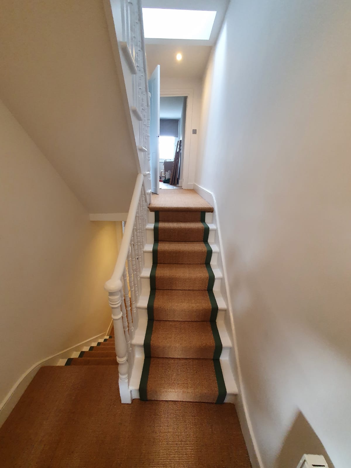 Crucial Trading Small Boucle Classic Ginger C653 Sisal Carpet Installation 1