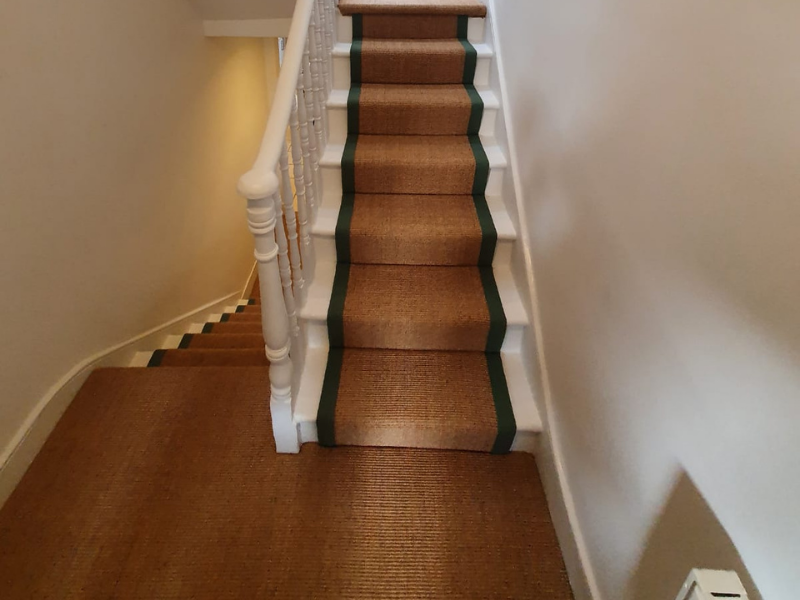 Crucial Trading Small Boucle Classic Ginger C653 Sisal Carpet Installation