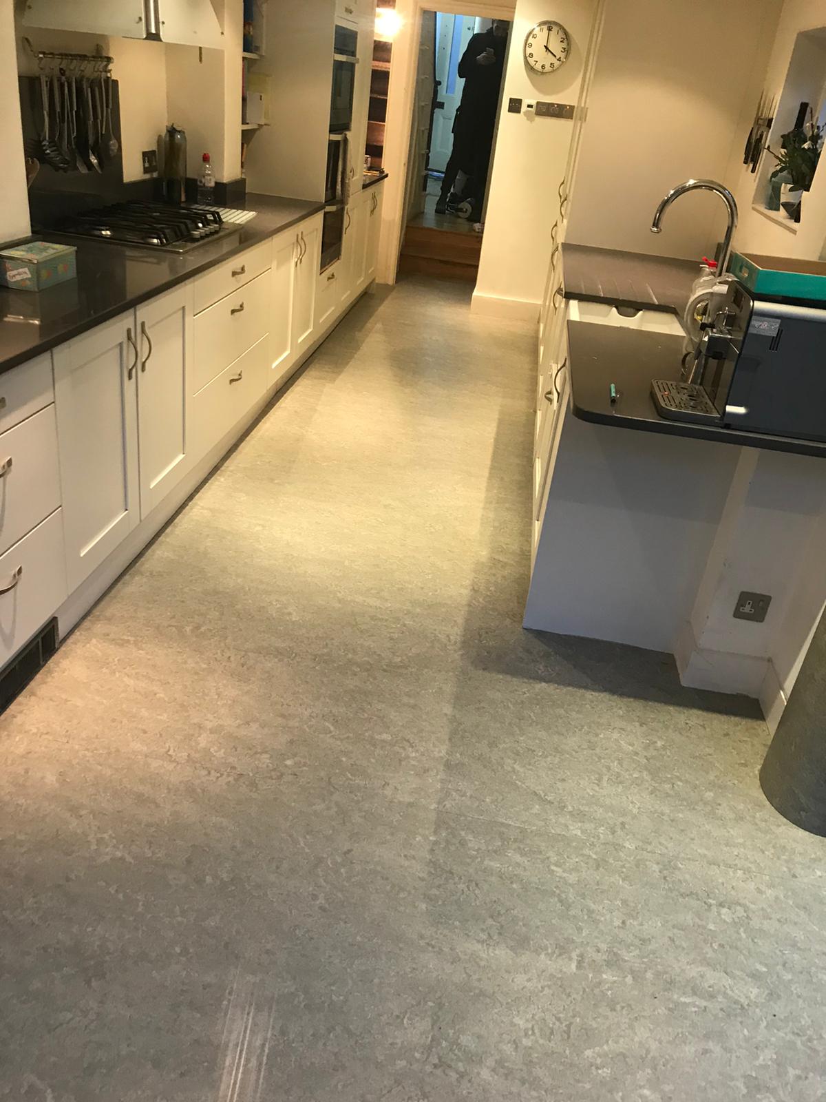 Marmoleum Marbled Mist Grey 3032 Linoleum Flooring in Kensington 4