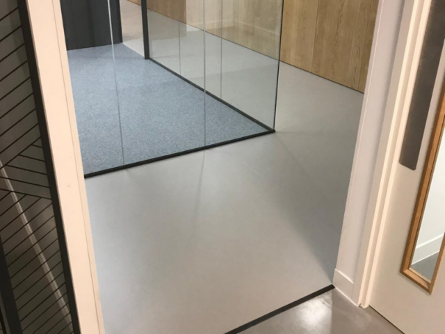 Marmoleum Solid 171 Cement Linoleum Flooring