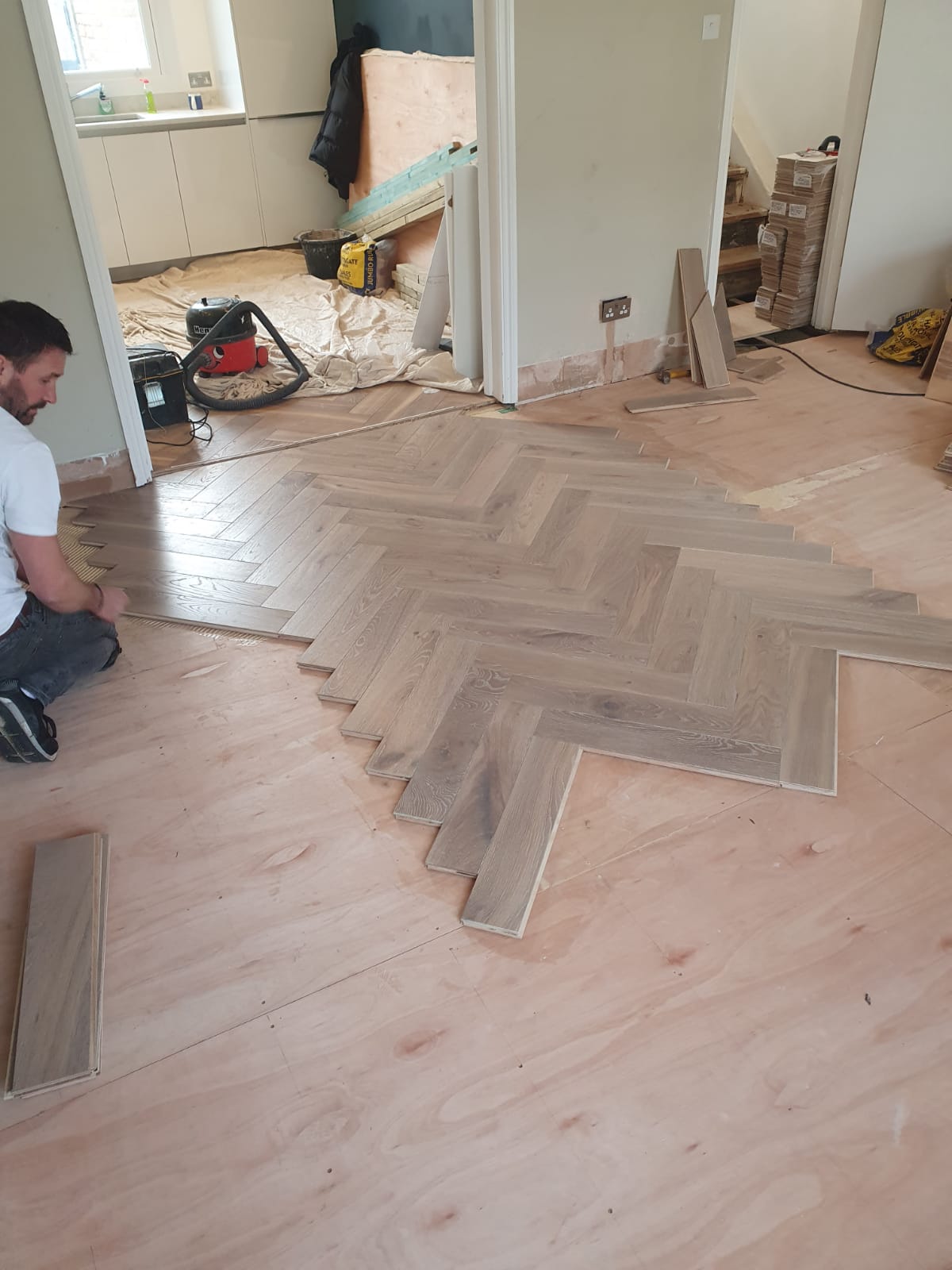 Kersaint Cobb Levana Herringbone Lv415 Wood Flooring Installation Barnwell 2