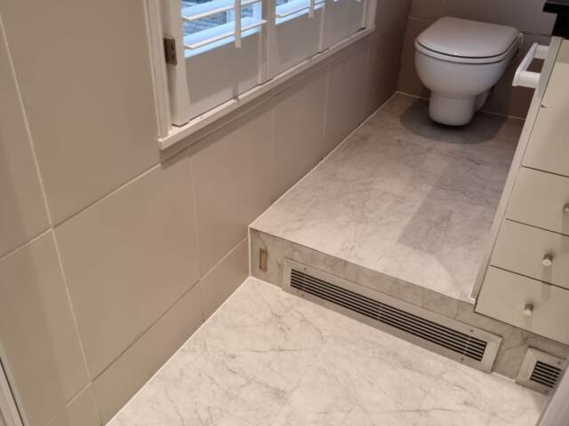 Amtico Signature Onyx Marble Installation In Chelsea