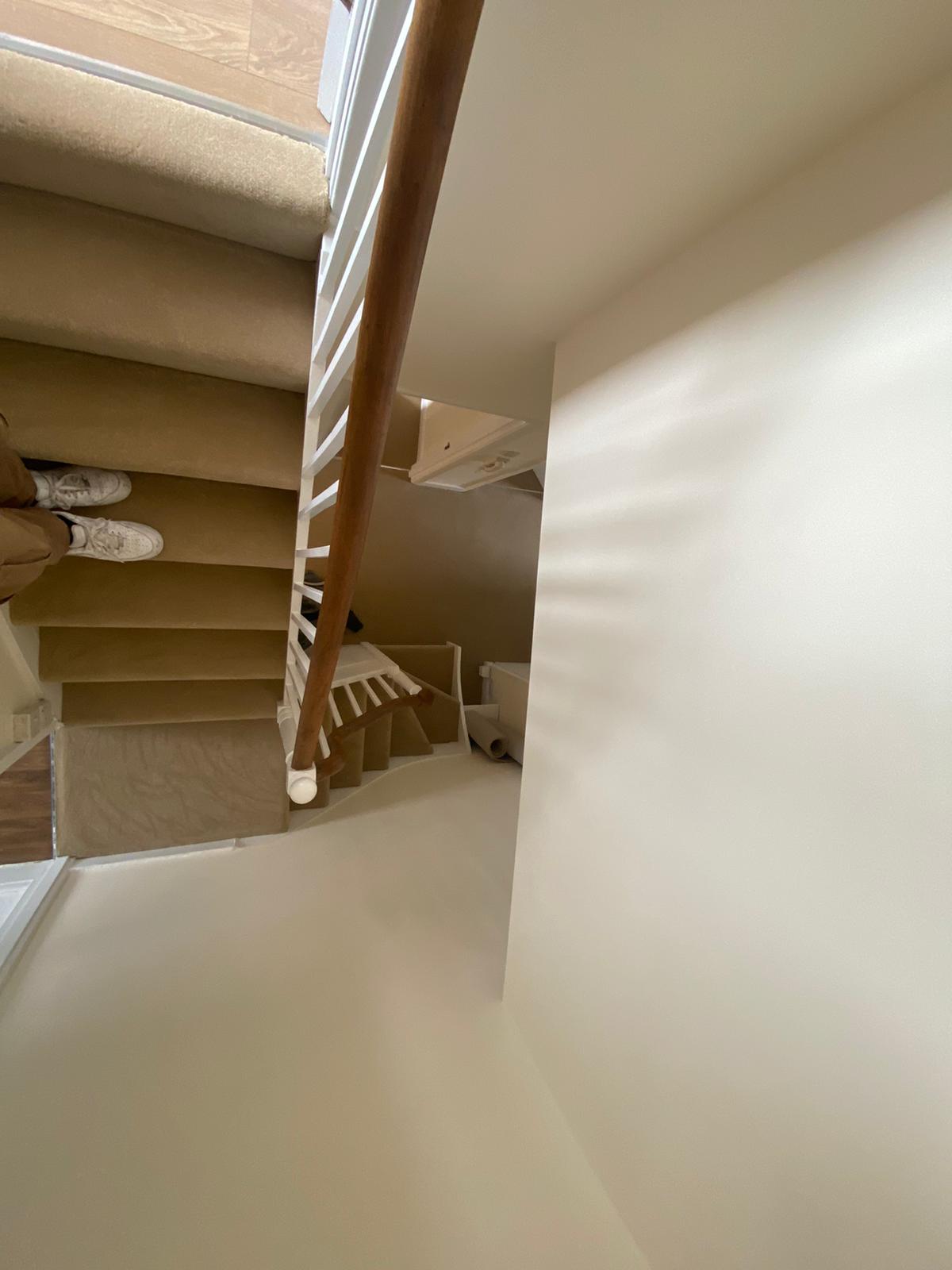 Hugh Mackay Carpets Velvet Supreme Pale Sepia Installation 4