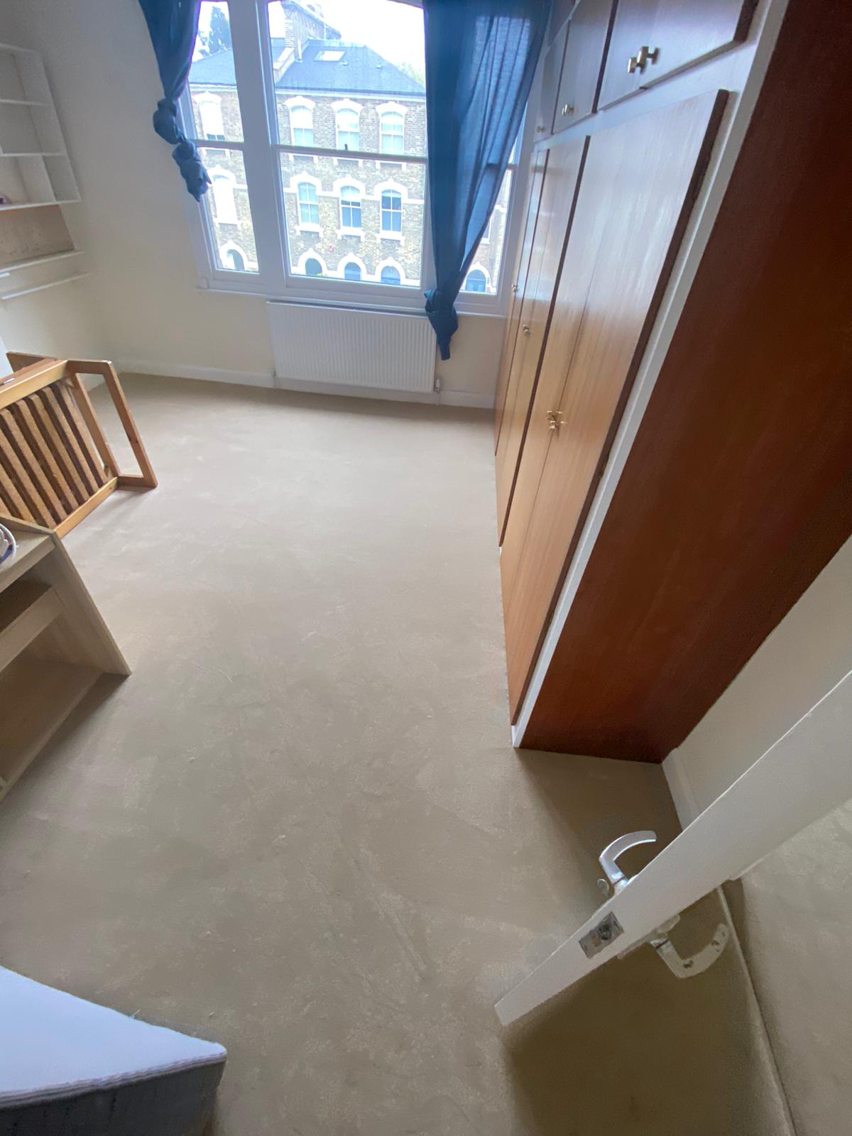 Hugh Mackay Carpets Velvet Supreme Pale Sepia Installation 1