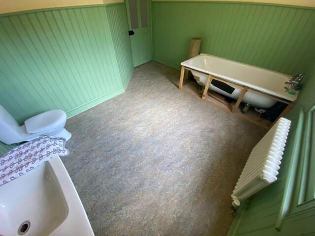 Marmoleum Vivace Granada 3405 Installation In Islington