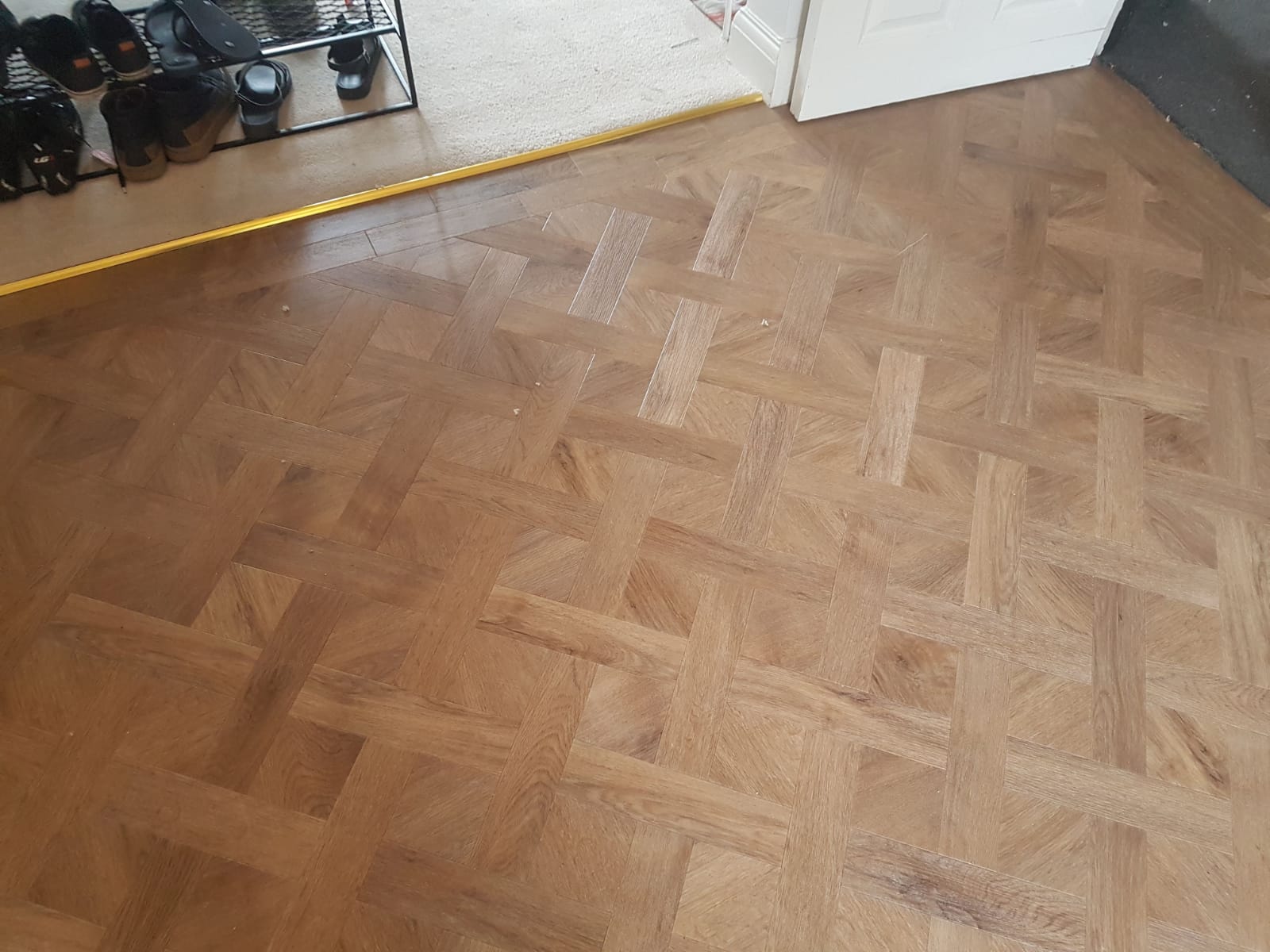 Amtico Signature Brushed Oak Design Basket Weave Installation