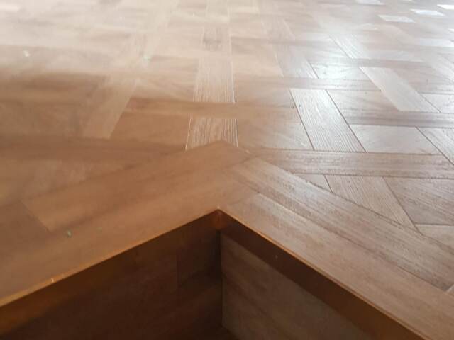 Amtico Signature Brushed Oak Design Basket Weave Installation In Knightsbridge