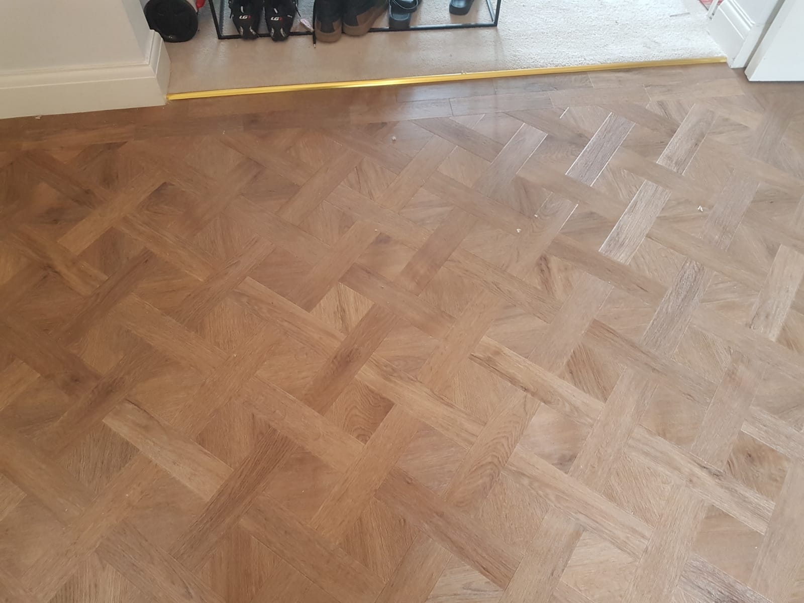 Amtico Signature Brushed Oak Design Basket Weave Installation