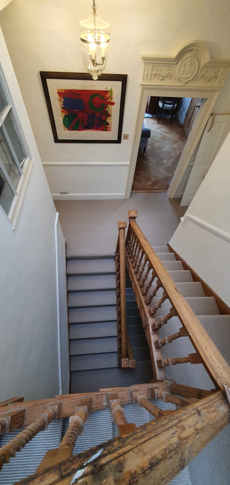 Westex Carpets Natural Loop Cable Rustic Installation 4