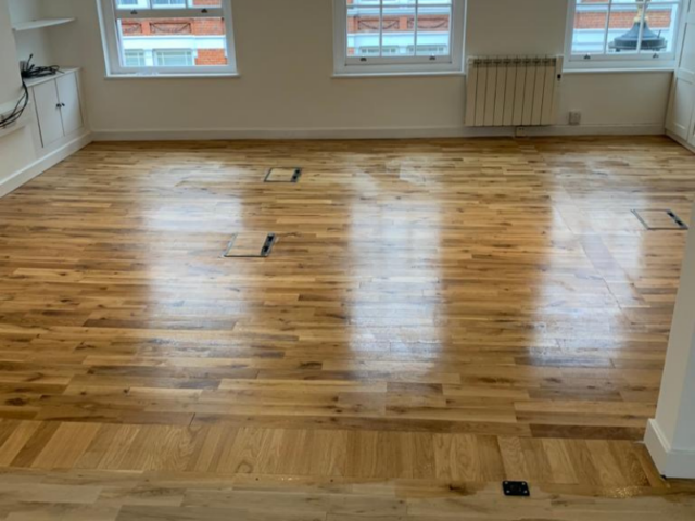 Sand & Seal Wooden Flooring In Pimlico