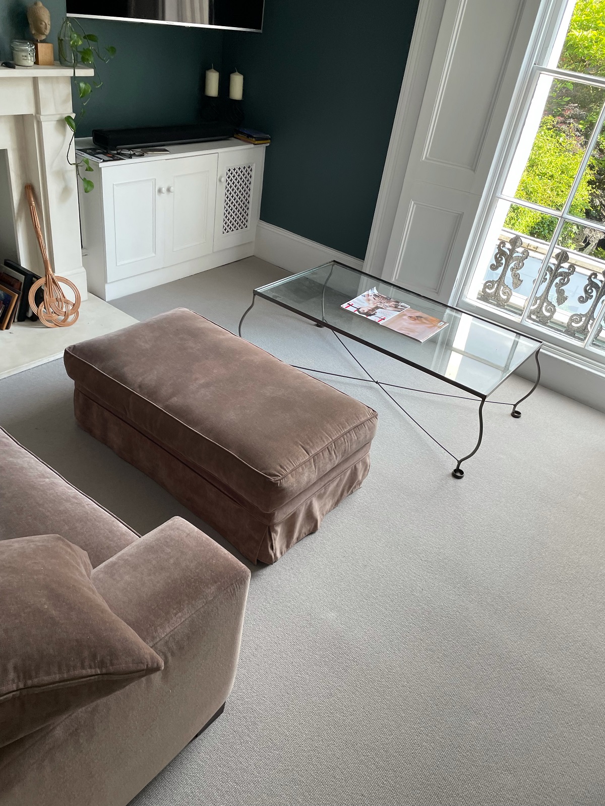Westex Carpets Natural Loop Collection Cable Pewter In Fulham 3