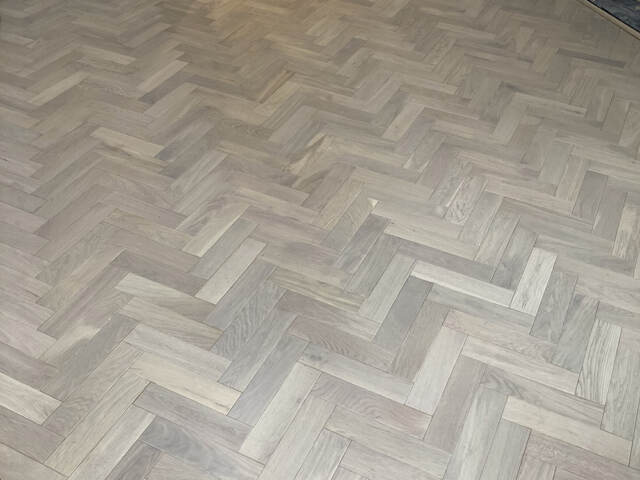 Herringbone Wood Flooring In Chelsea