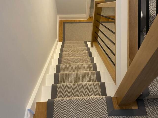 Lewis Abbott Country Classics Herringbone Zinc 2113 Carpet In Mayfair