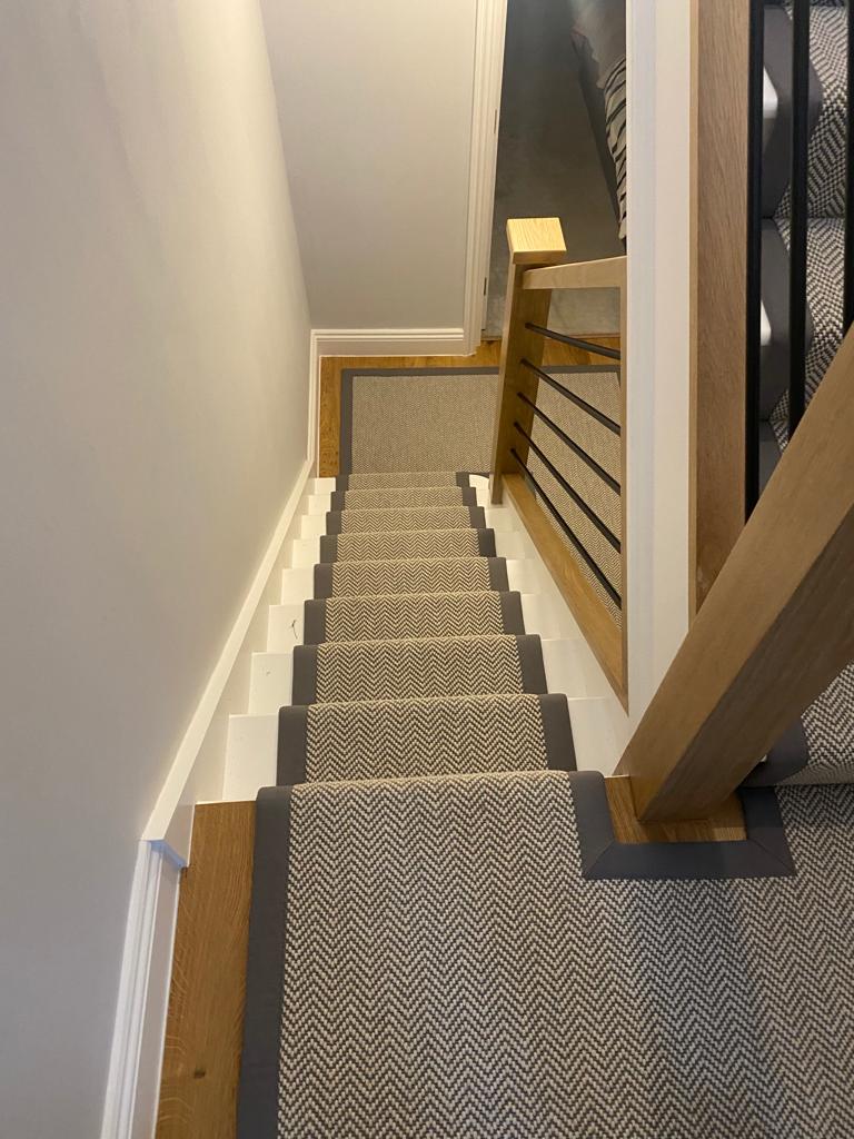Lewis Abbott Country Classics Herringbone Zinc 2113 Carpet In Mayfair