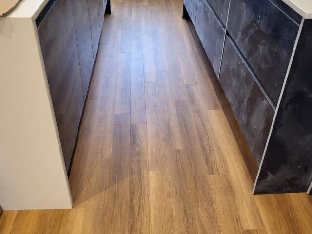 Amtico Spacia Honey Oak In a Straight Lay Design In Earls Court