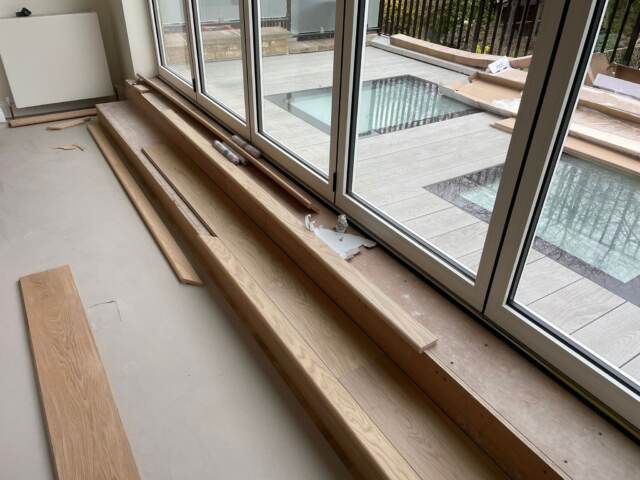 Staki Oak Blanc Oil Installation In Chiswick