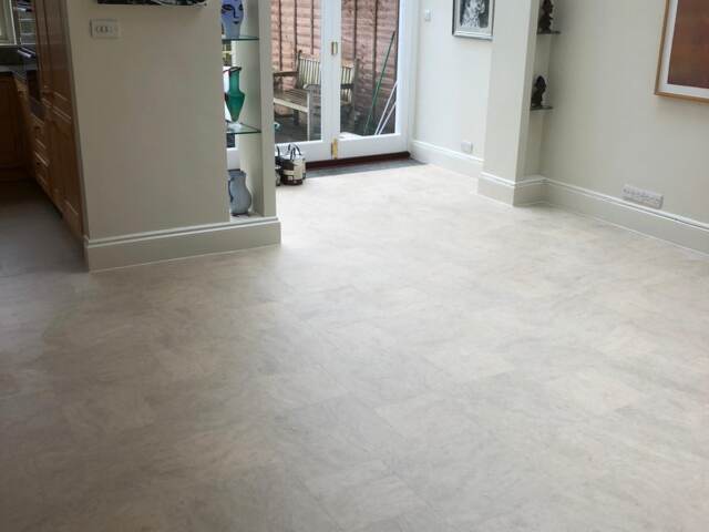 Amtico Signature Stria Ash White Installation In Docklands