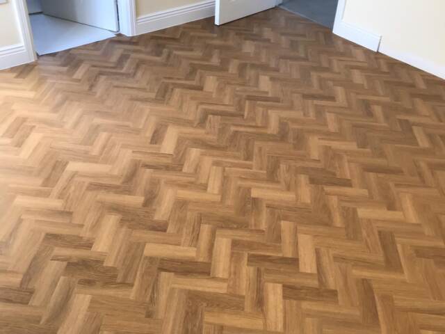 Amtico Spacia Honey Oak Installation In Croydon