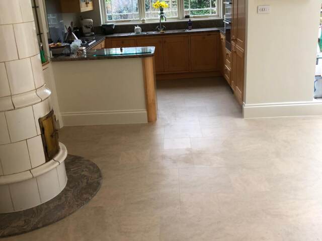 Amtico Spacia Plaza Concrete Fitting in Westminster