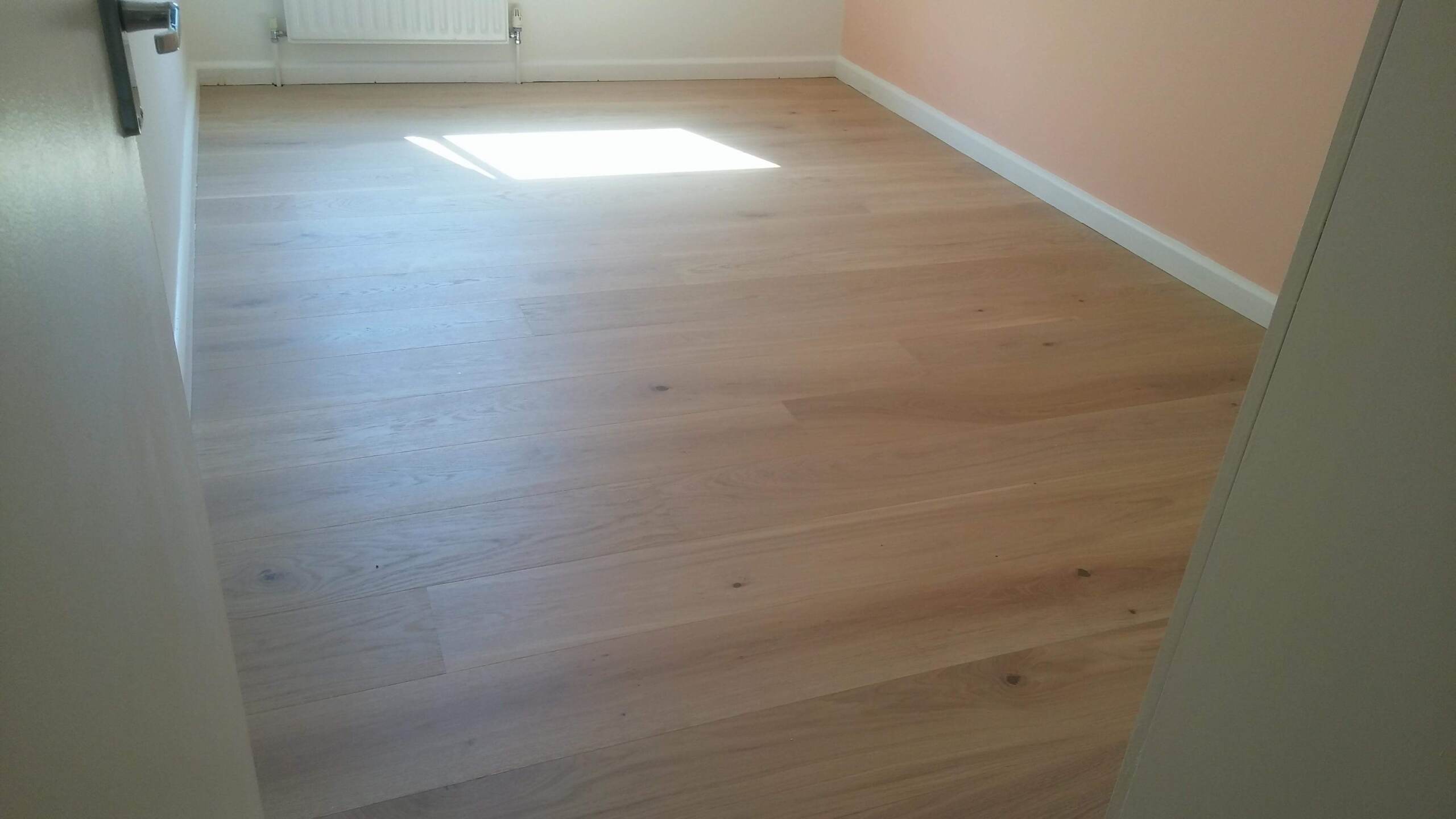 Boen Oak Coral Stonewashed wood flooring installation Farringdon-1