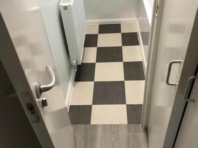 Amtico Spacia Sift Stone Clay & Sift Stone Canvas Installation In Paddington