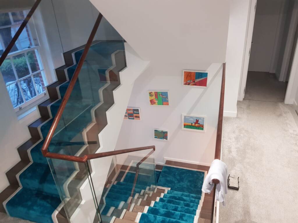 Itc Natural Luxury Flooring Cannes Petrol Installation In Canary Wharf - Carpet - Canary Wharf - Residential