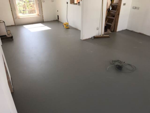 Marmoleum Zinnia Installation In Camden