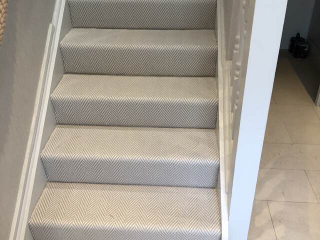 Rols Wool Carpets Gala Diamond Pumice Installation In Camden