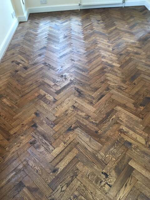 Rovers Flooring Distressed Block Rustic Mix Grade Installation In Docklands-2