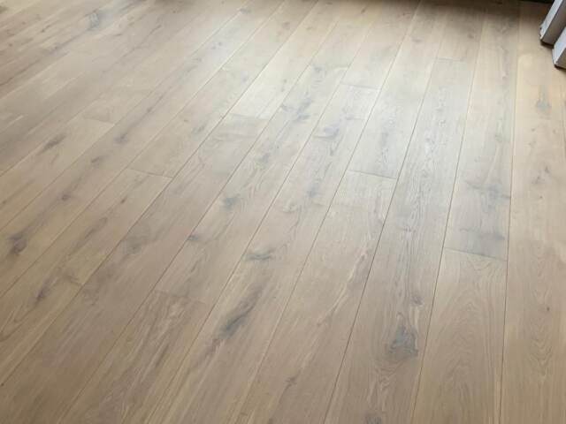 Staki Oak Blanc Wood Flooring Installation In Hammersmith