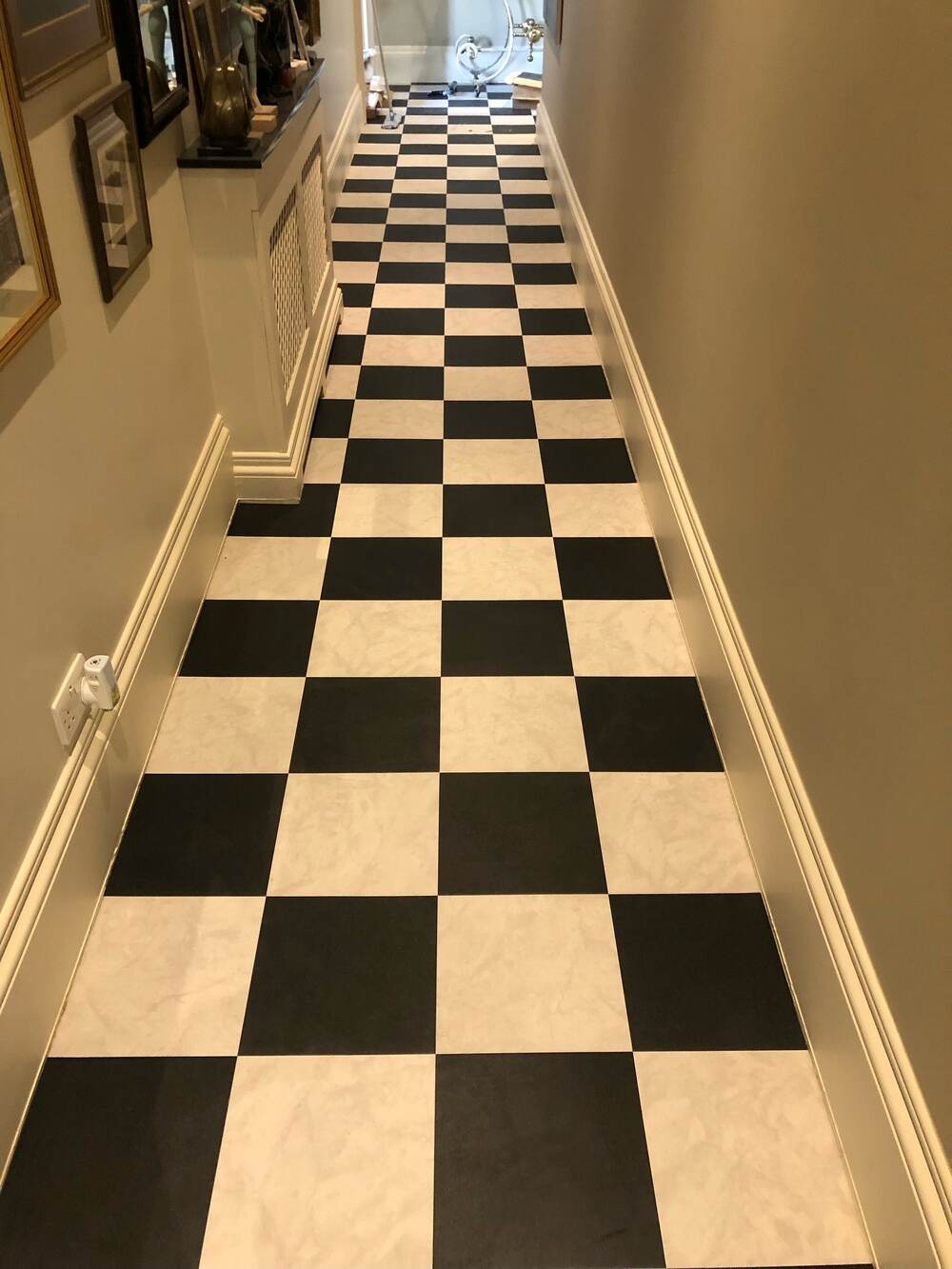 Amtico Spacia Ceramic Coal & Ceramic Light Installation In Shepherds Bush-0