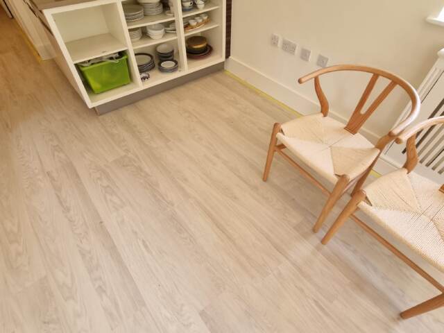 Amtico Spacia White Oak Installation In Farringdon