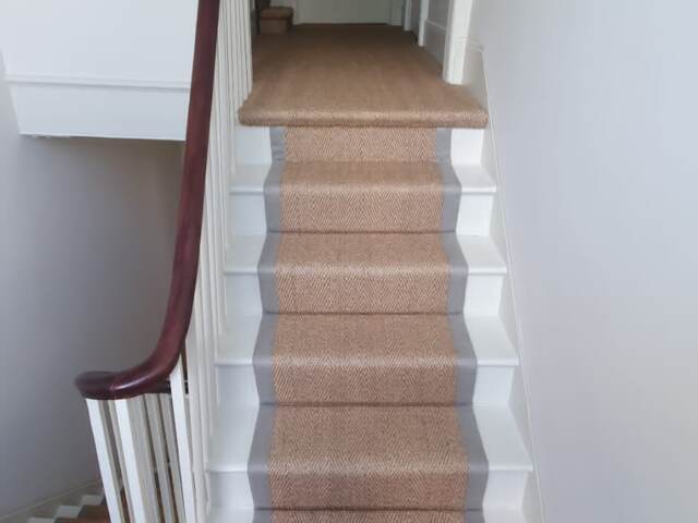 Fibre Flooring Sisal Havana Ore Installation In Hammersmith
