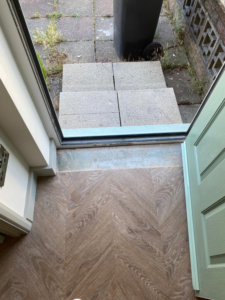 Amtico Signature Pleat Salted Oak Installation In Docklands-0