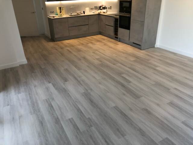 Amtico Spacia Iced Oak Installation In Putney