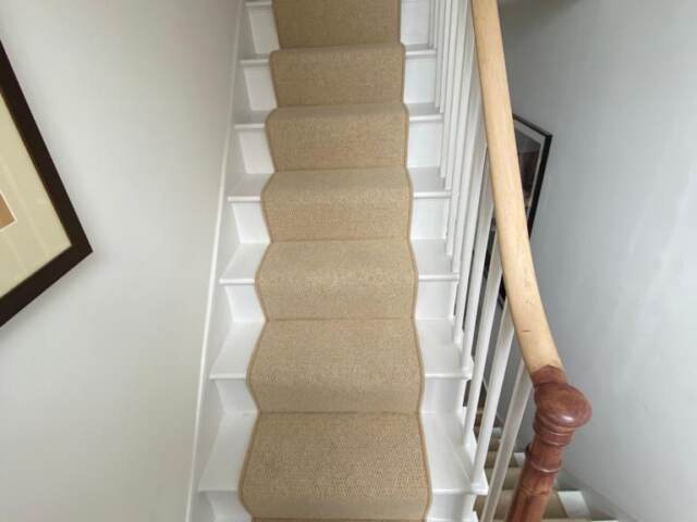 Clarendon Carpets Eton Stone Fitting In Canary Wharf