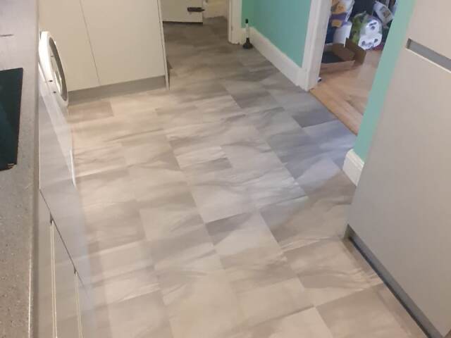 Amtico Signature Umbra Veil installation in Shepherds Bush